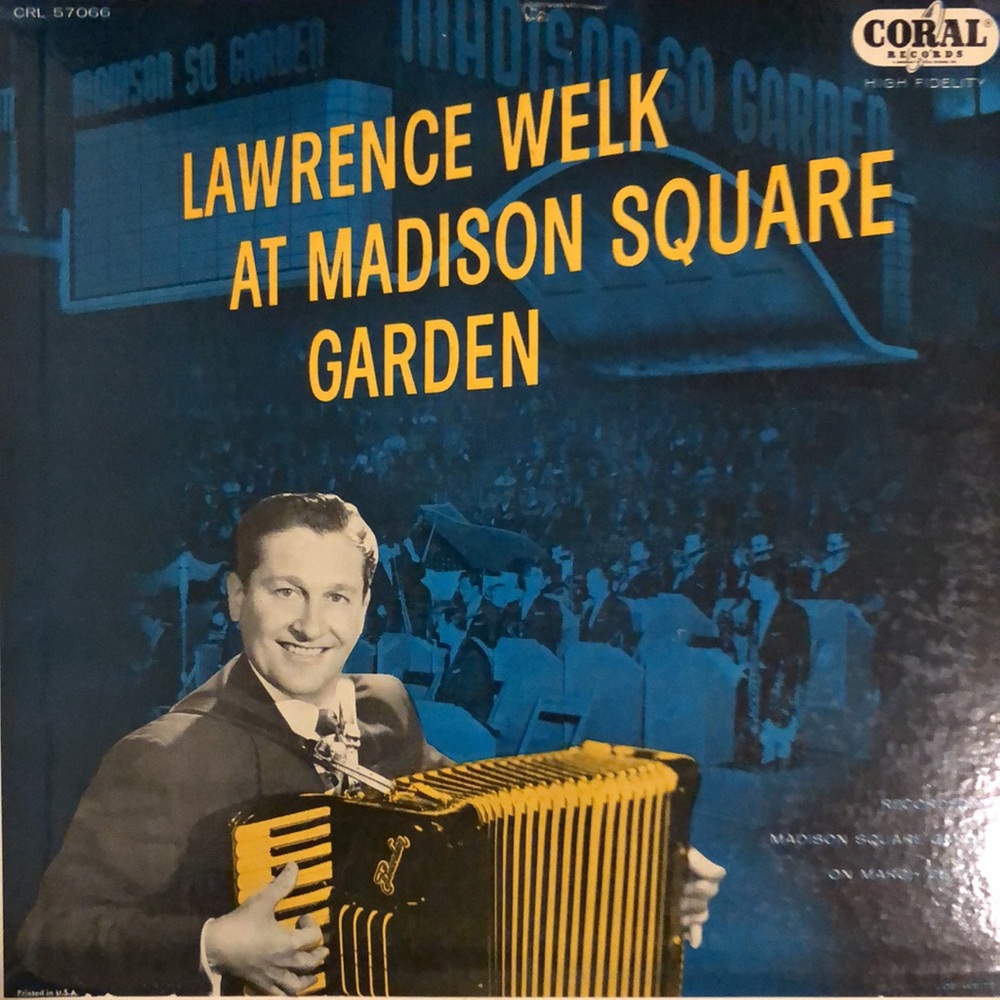 Lawrence Welk At Madison Square Garden Vinyl Lp '56